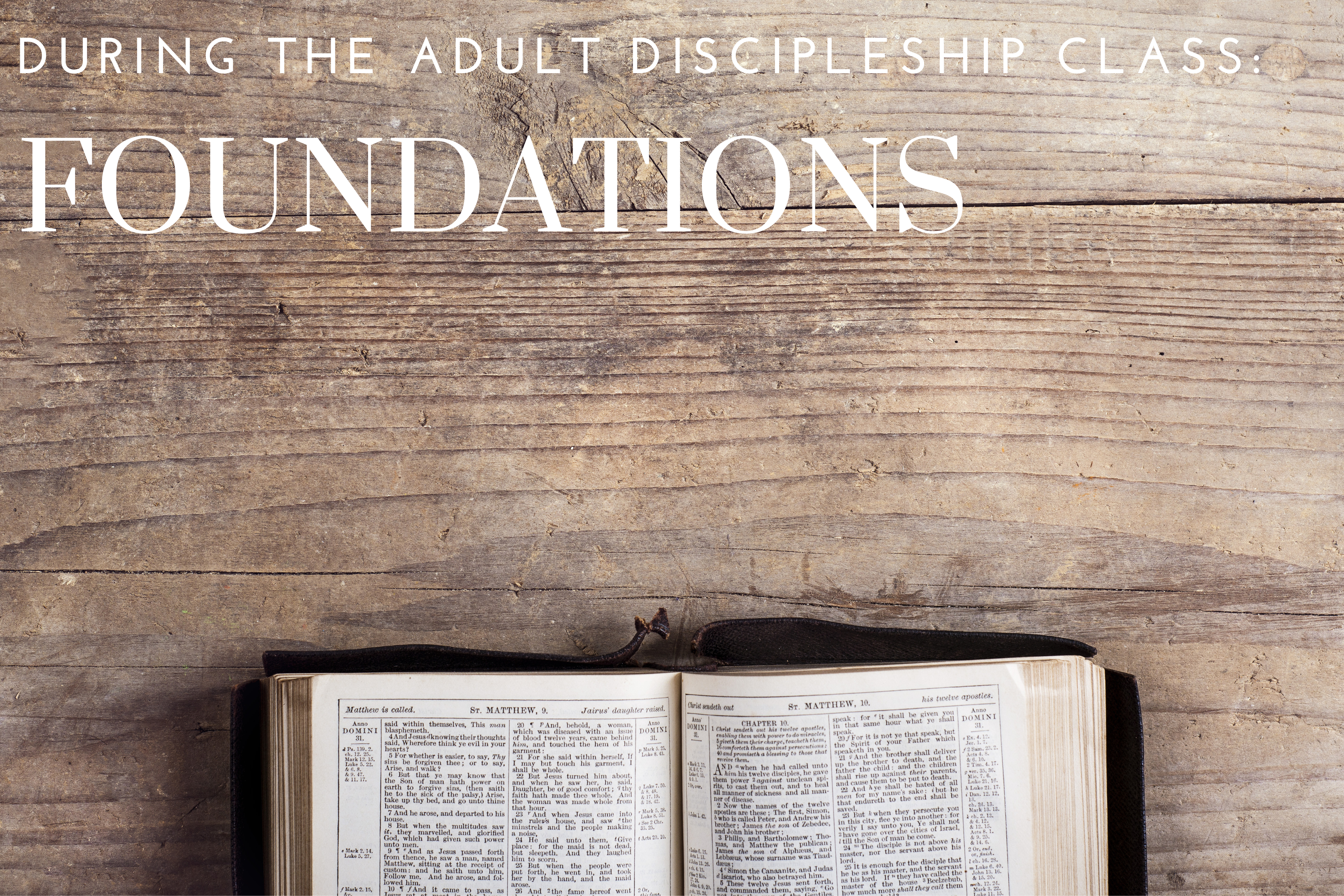 Foundations Course Heading image