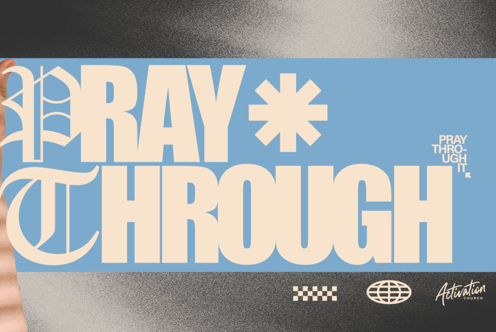 Pray Through banner