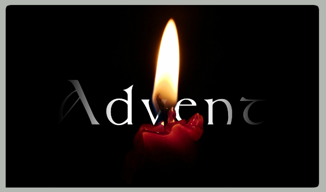 advent candle web