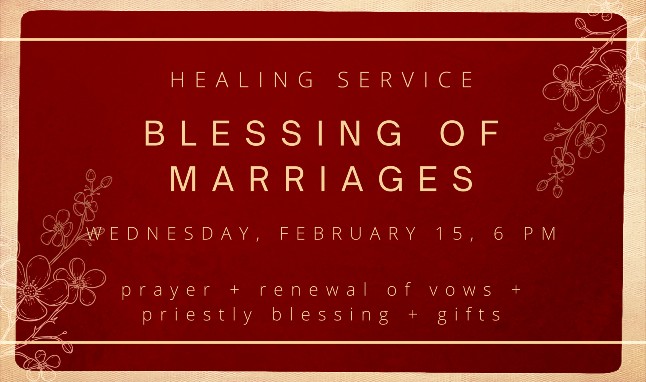 blessing of marriages 2023