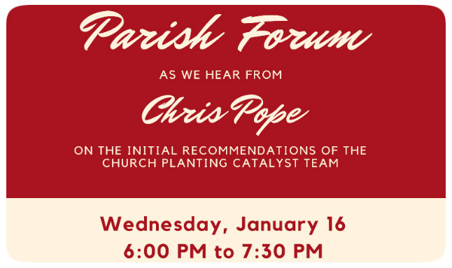 Parish Forum Church Planting 2019