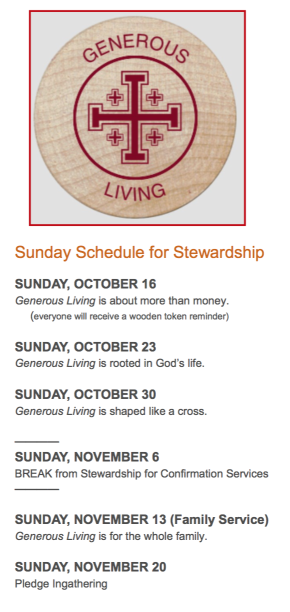 Stewardship Schedule 2016