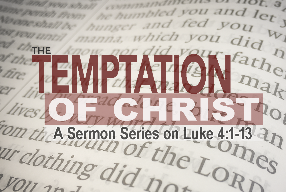 The Temptation of Christ banner