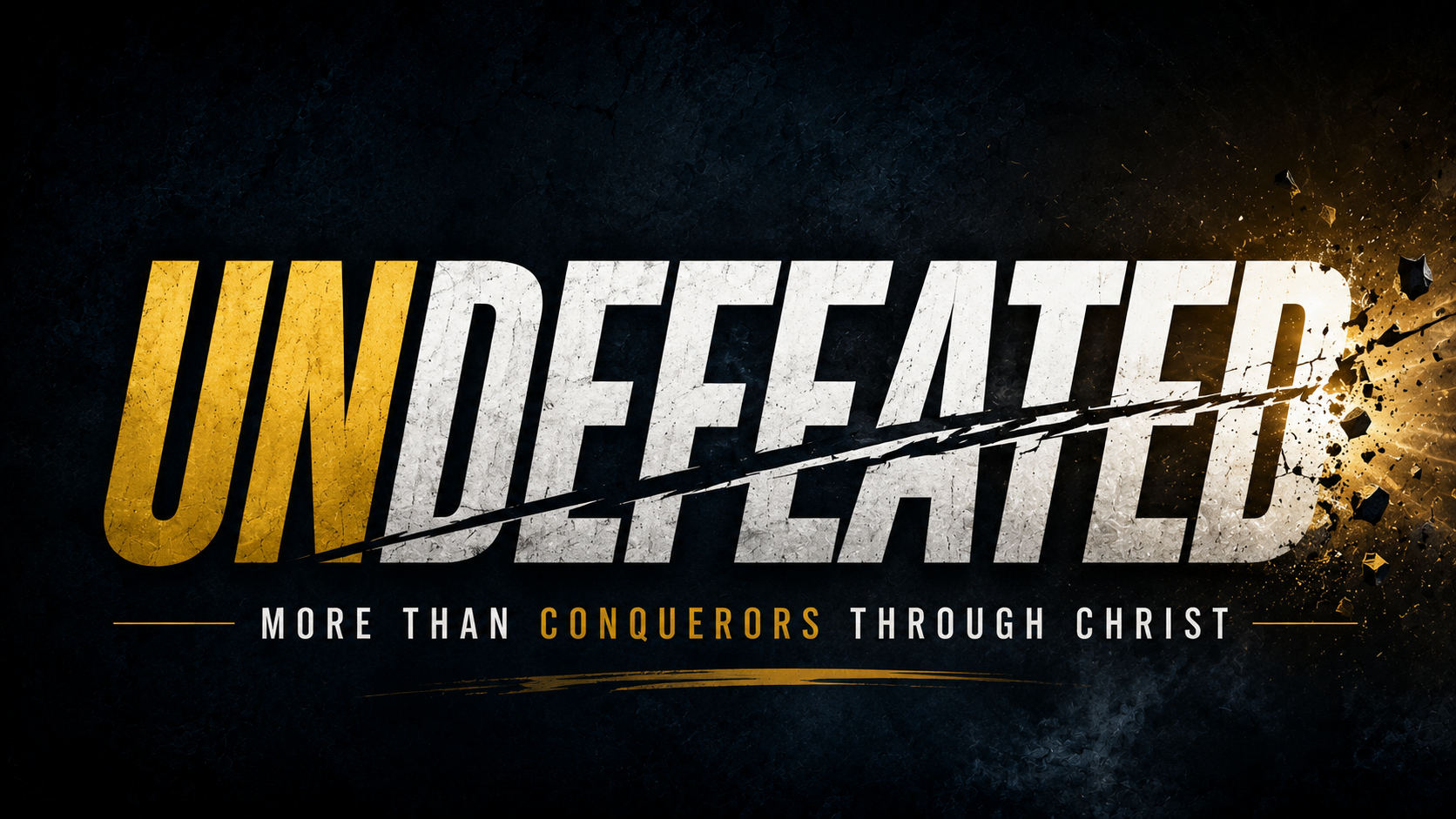 Undefeated banner