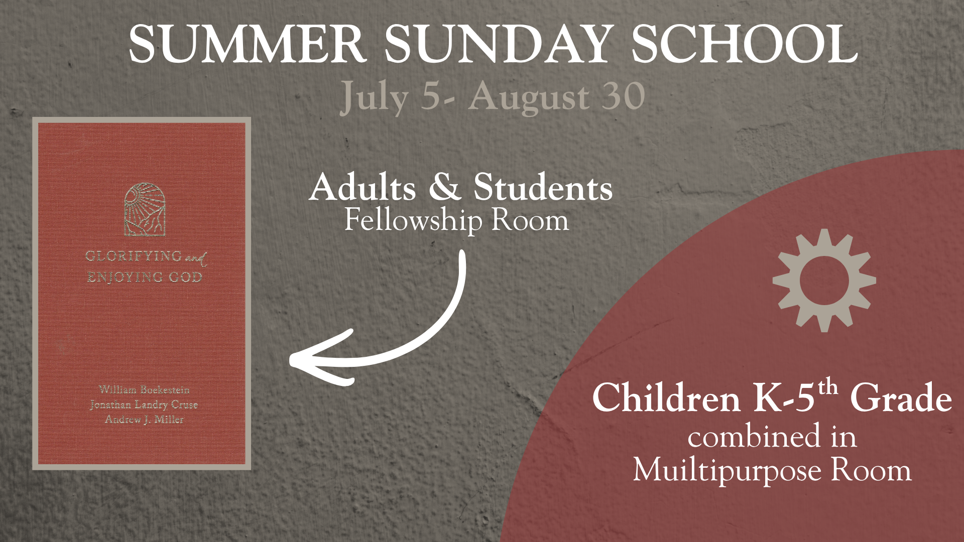 Sunday School CLass