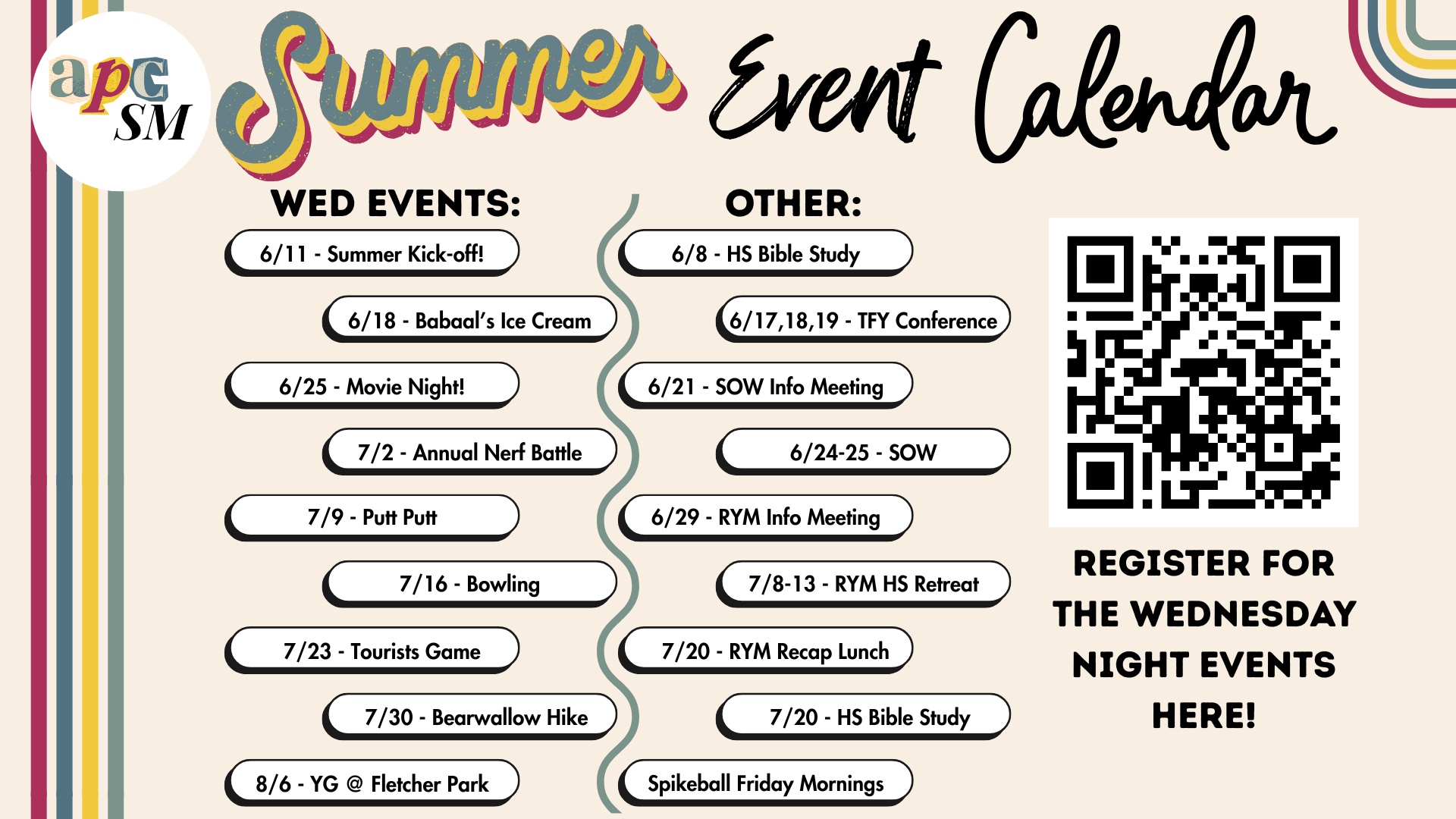 Websiteemail 2025 Summer Event Calendar (Presentation) (1)