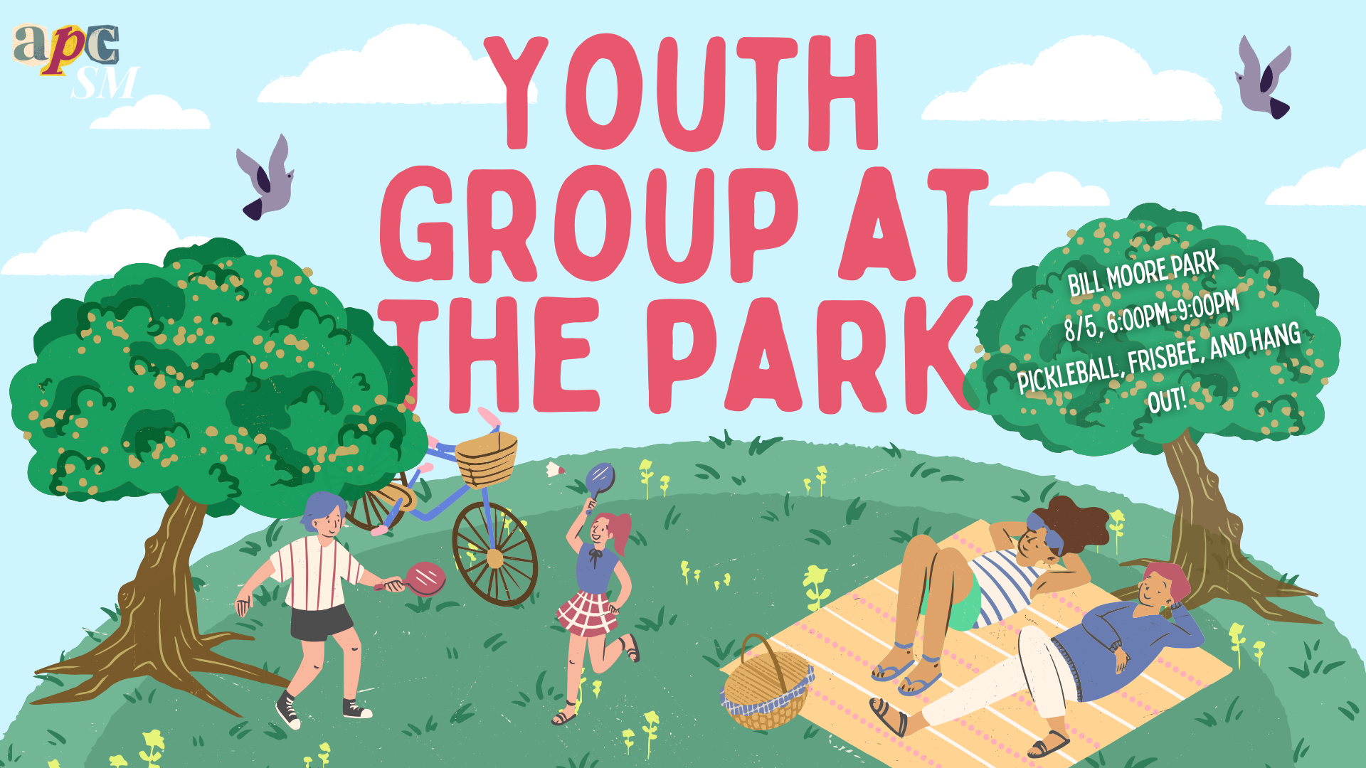 Youth Group at the park