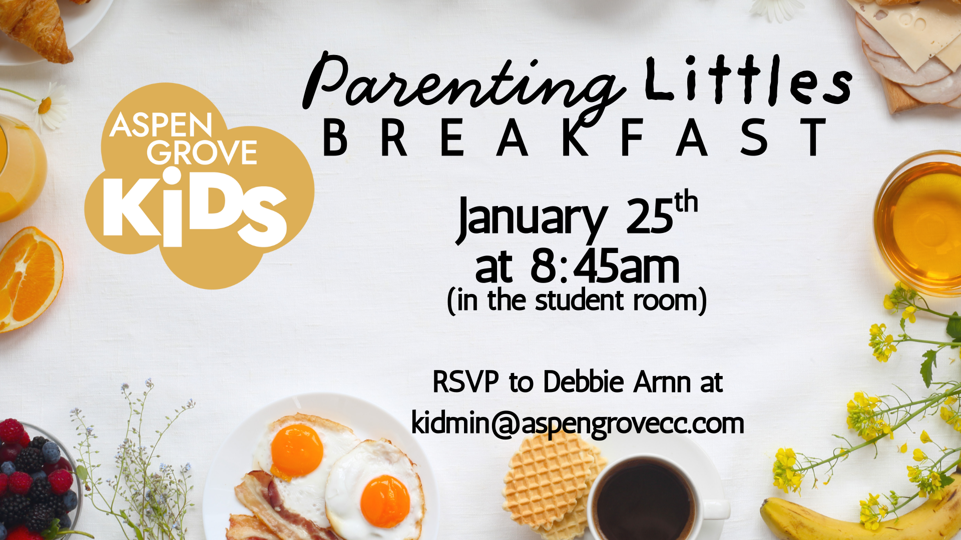 JAN 11 WEB - Preschool Parents Breakfast