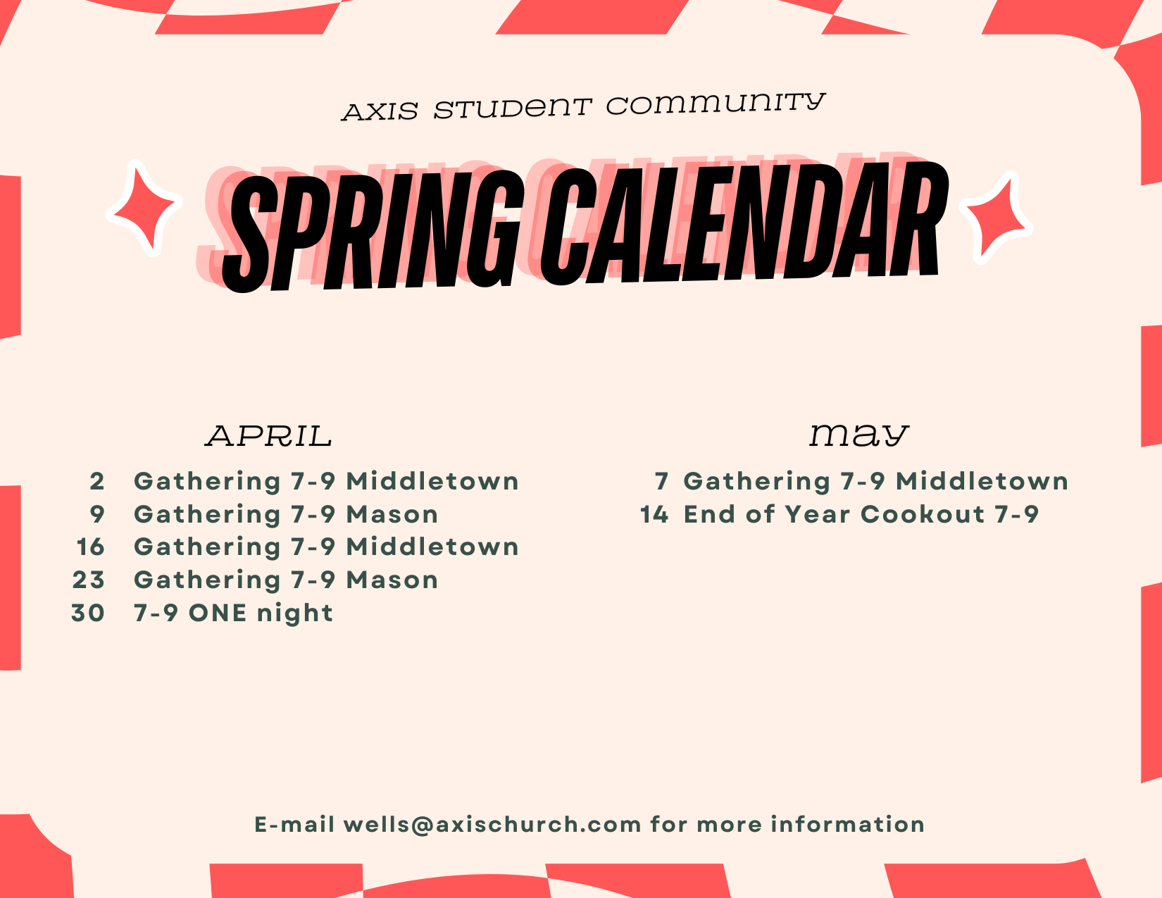 SPRING calendar
