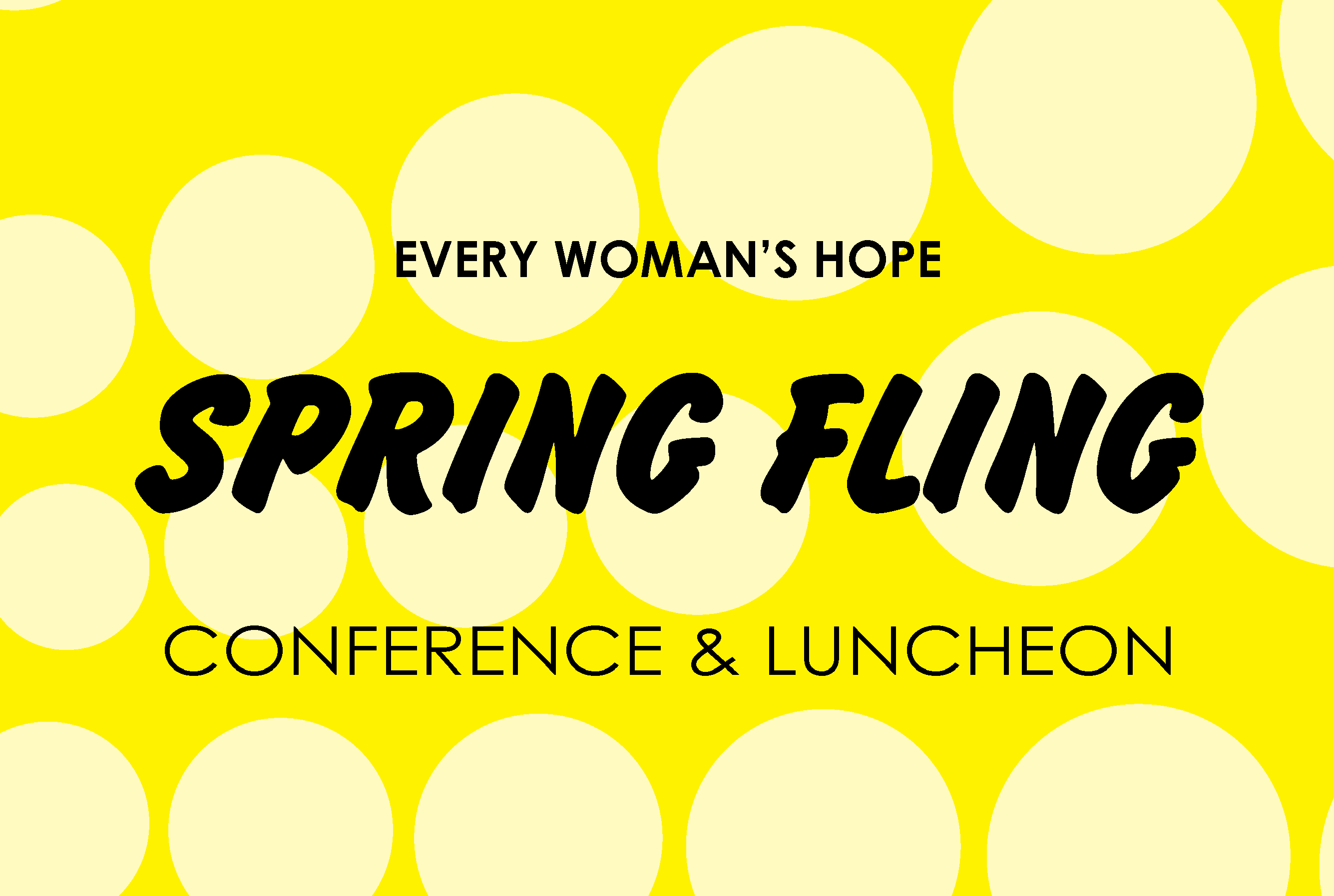 EWH 2019 Spring Fling Conference and Luncheon banner