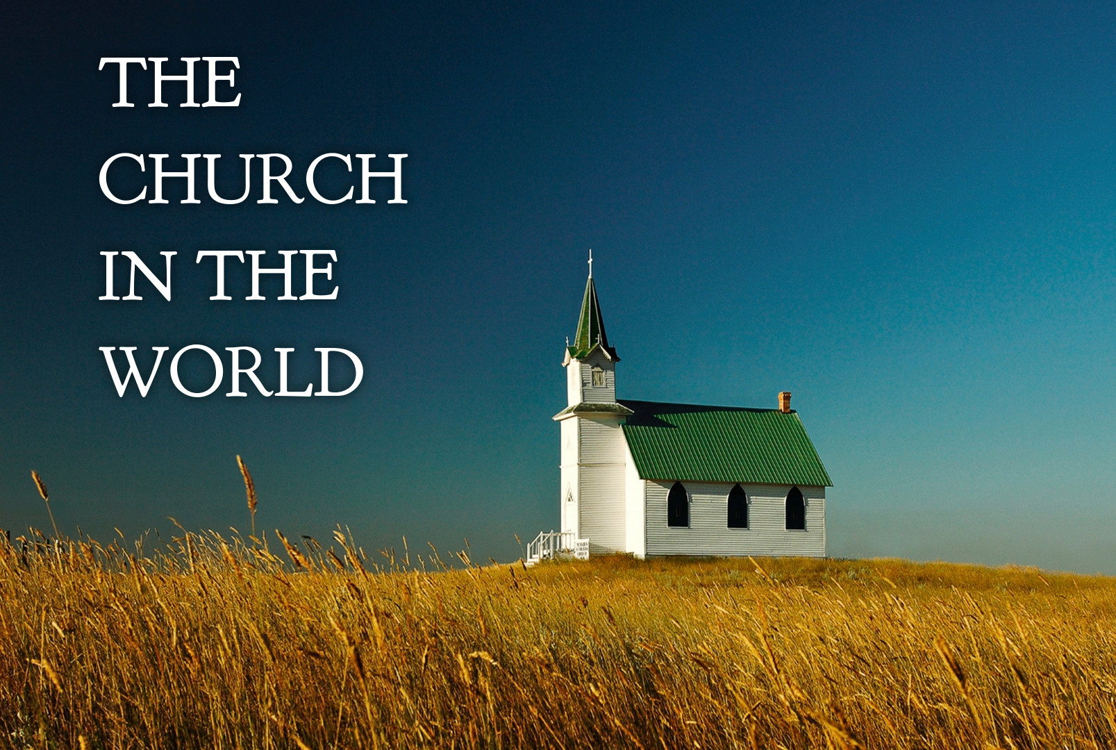 The Church in the World banner