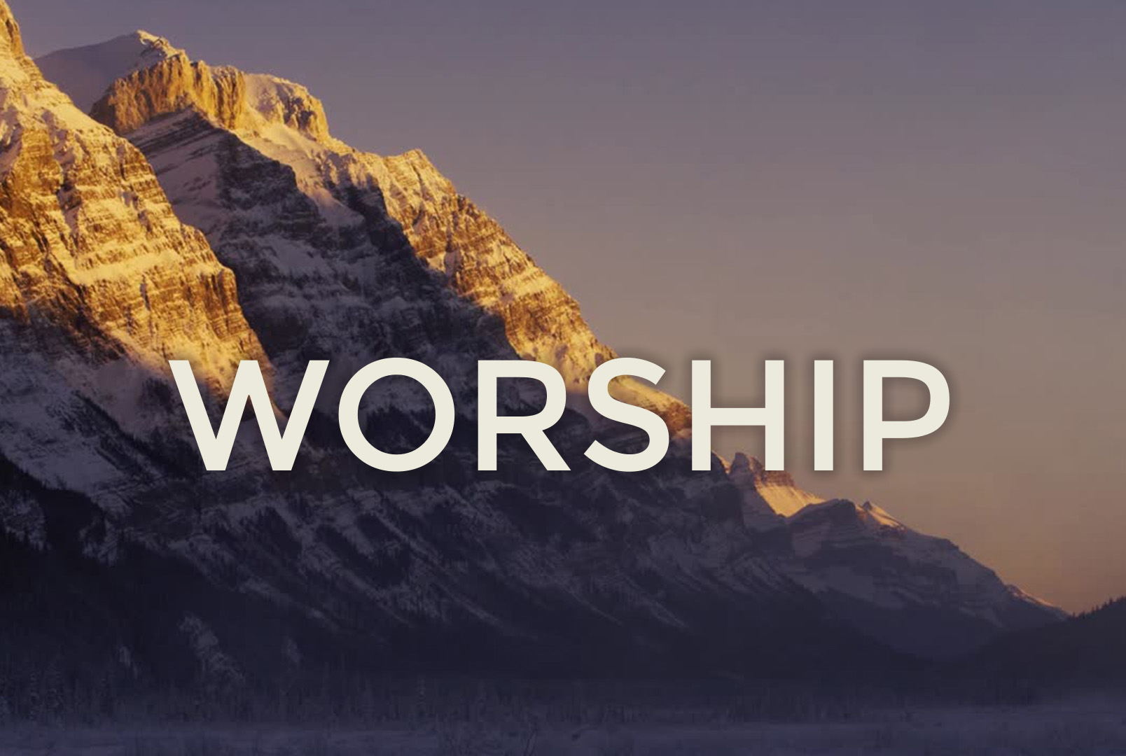 Worship banner