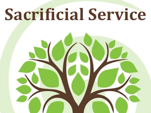 Sacrificial Service banner
