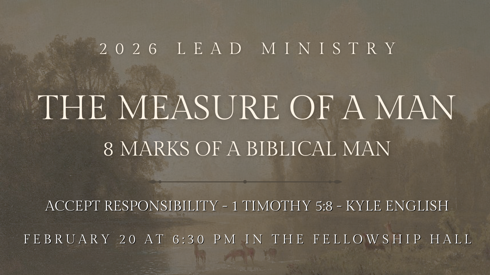 2026 mens Ministry announcement Template image