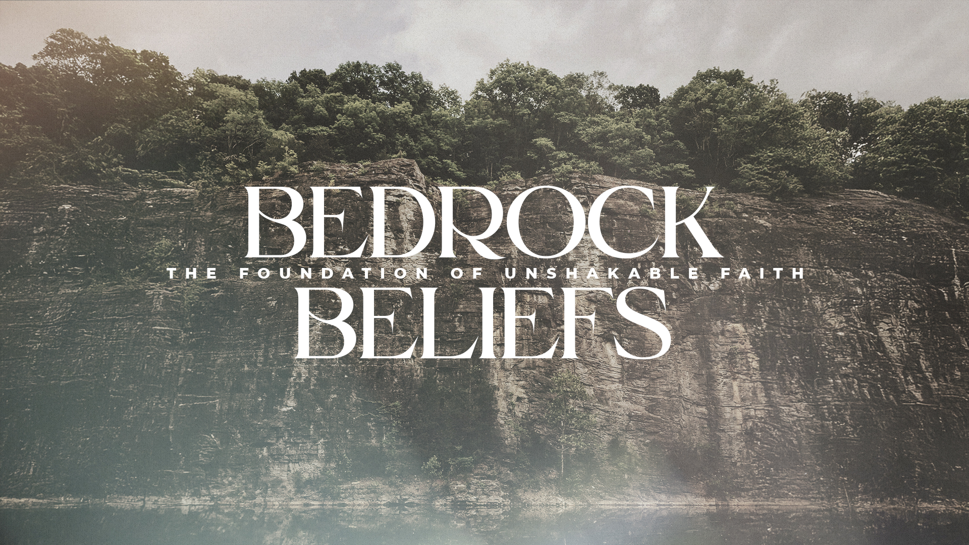 Bedrock Beliefs banner