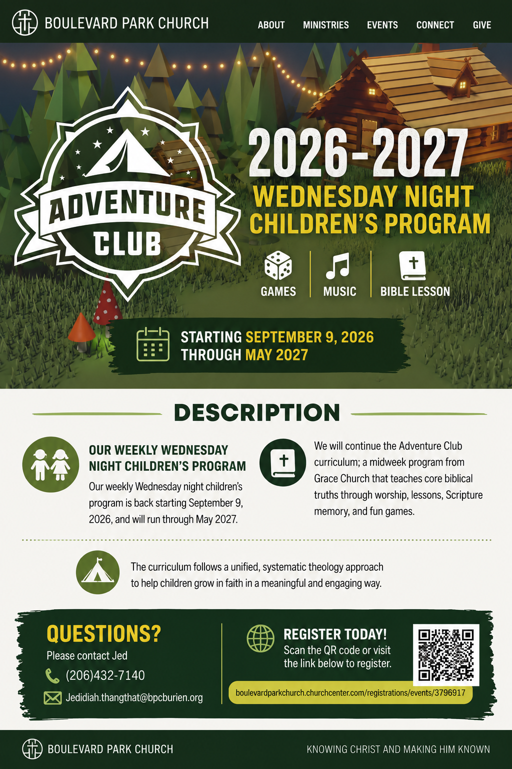 Adventure Club Website page - Aug-5-2026