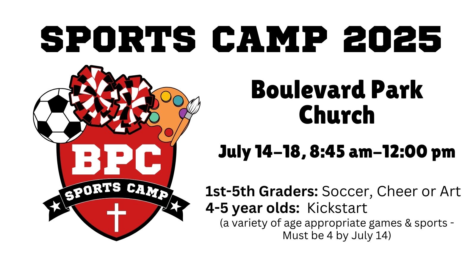 Sports Camp 2025 Invitation Pic