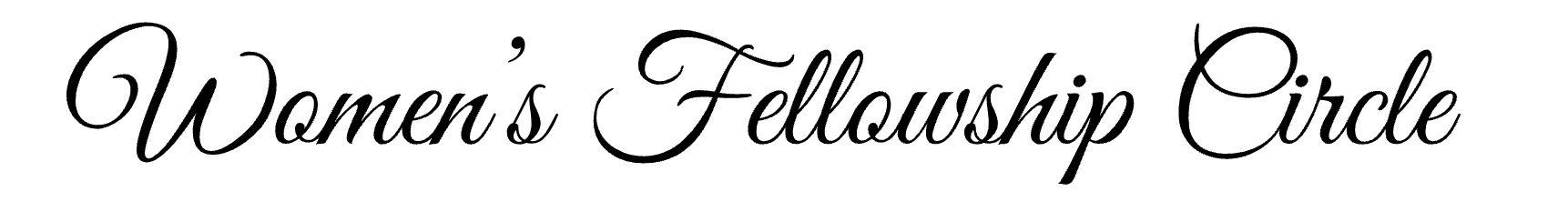 Women's Fellowship Circle name