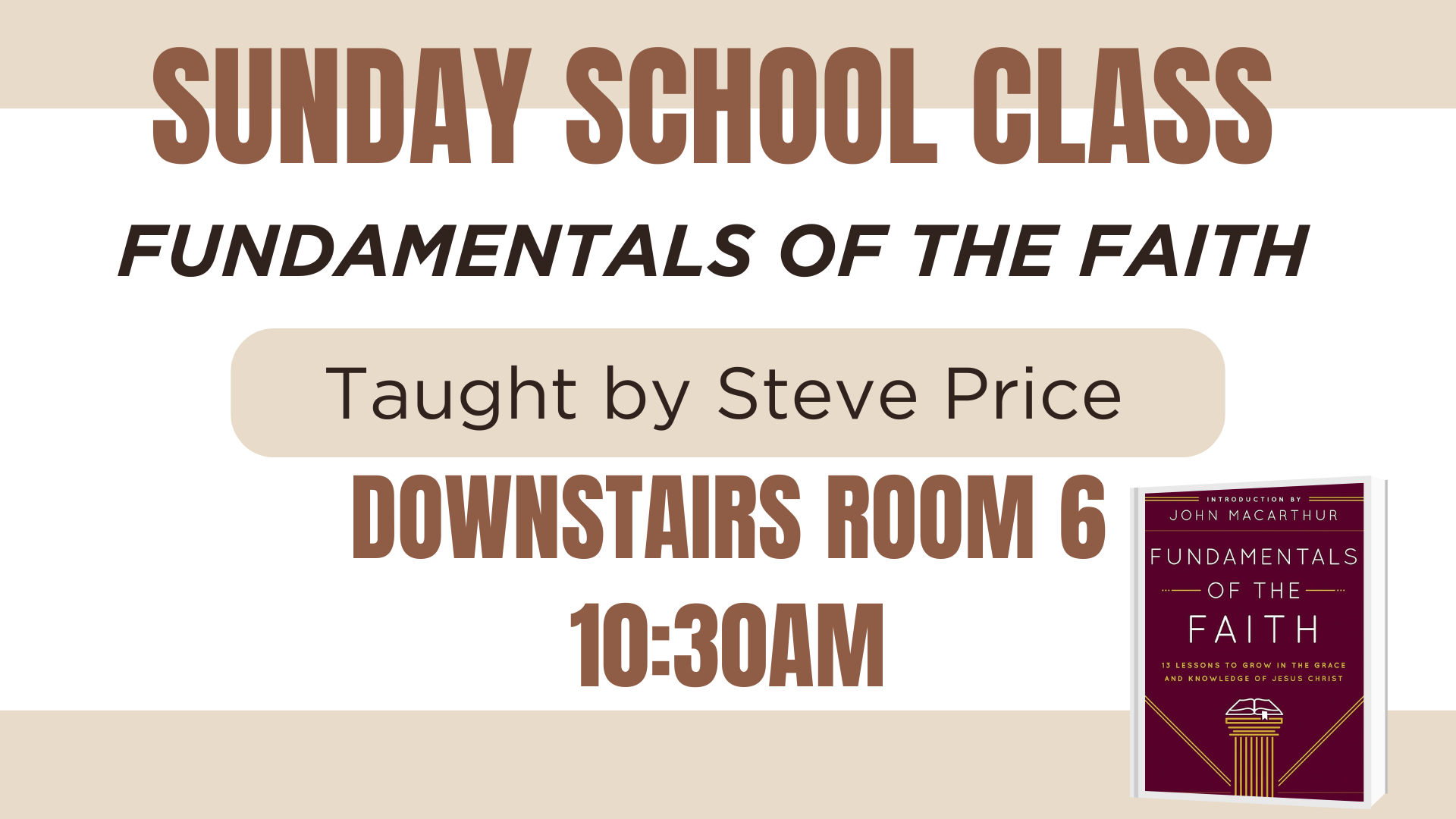 Fundamentals of the Faith (Presentation)