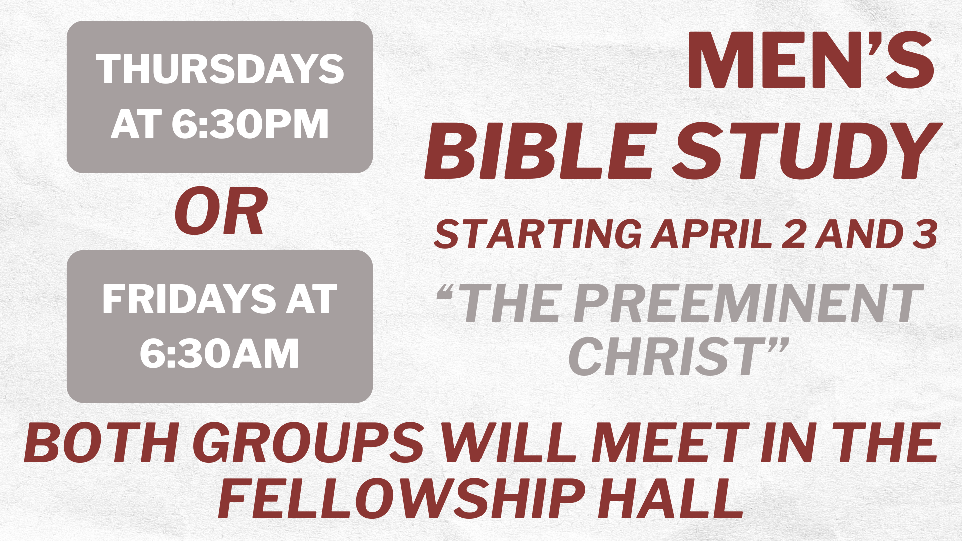 Men's Bible Study (Presentation) (1) image