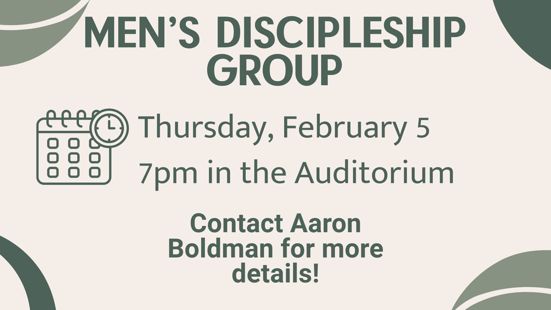 Men's Discipleship Group (1)