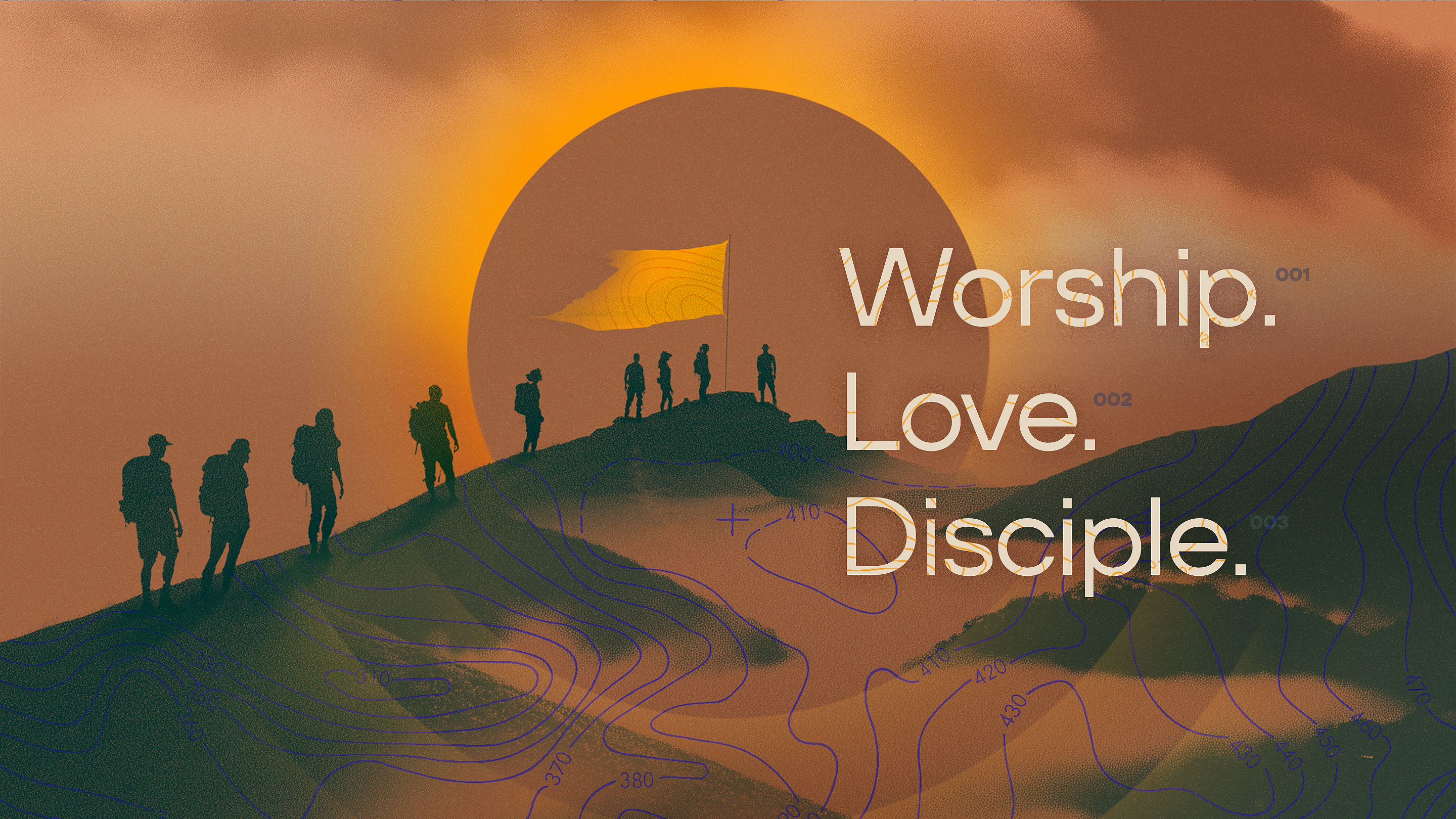 Worship. Love. Disciple. banner