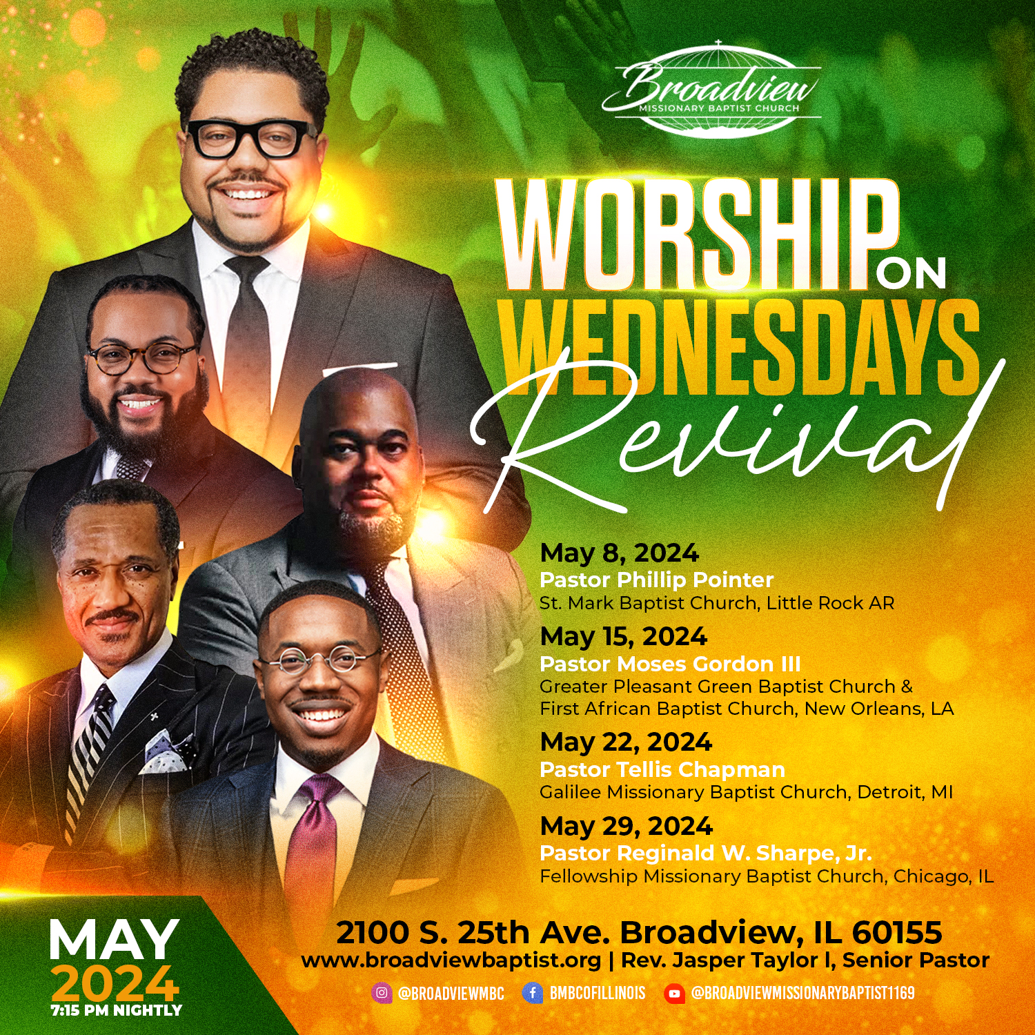 Broadview Worship on Wednesday Revival Graphic 1x1 1 image
