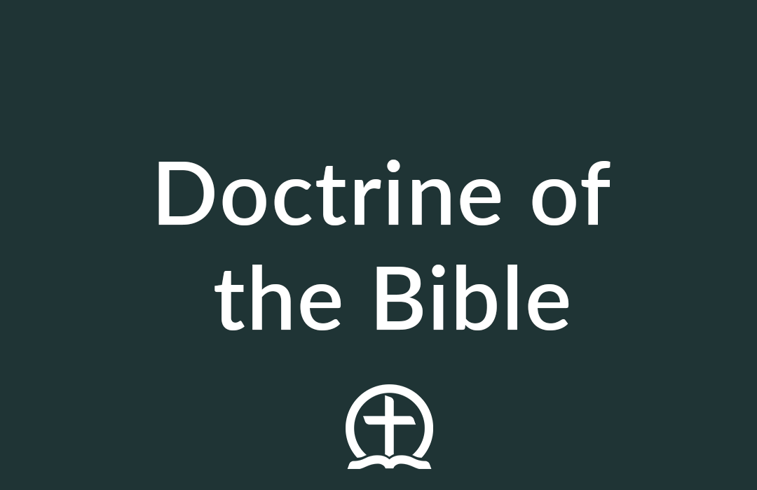 Doctrine of the Bible banner