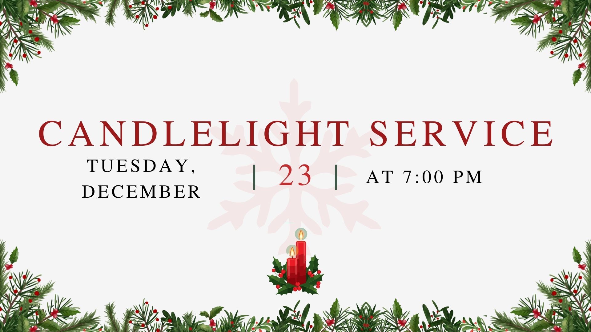 Calvary Christmas candlelight 2025 image