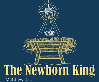 The Newborn King banner