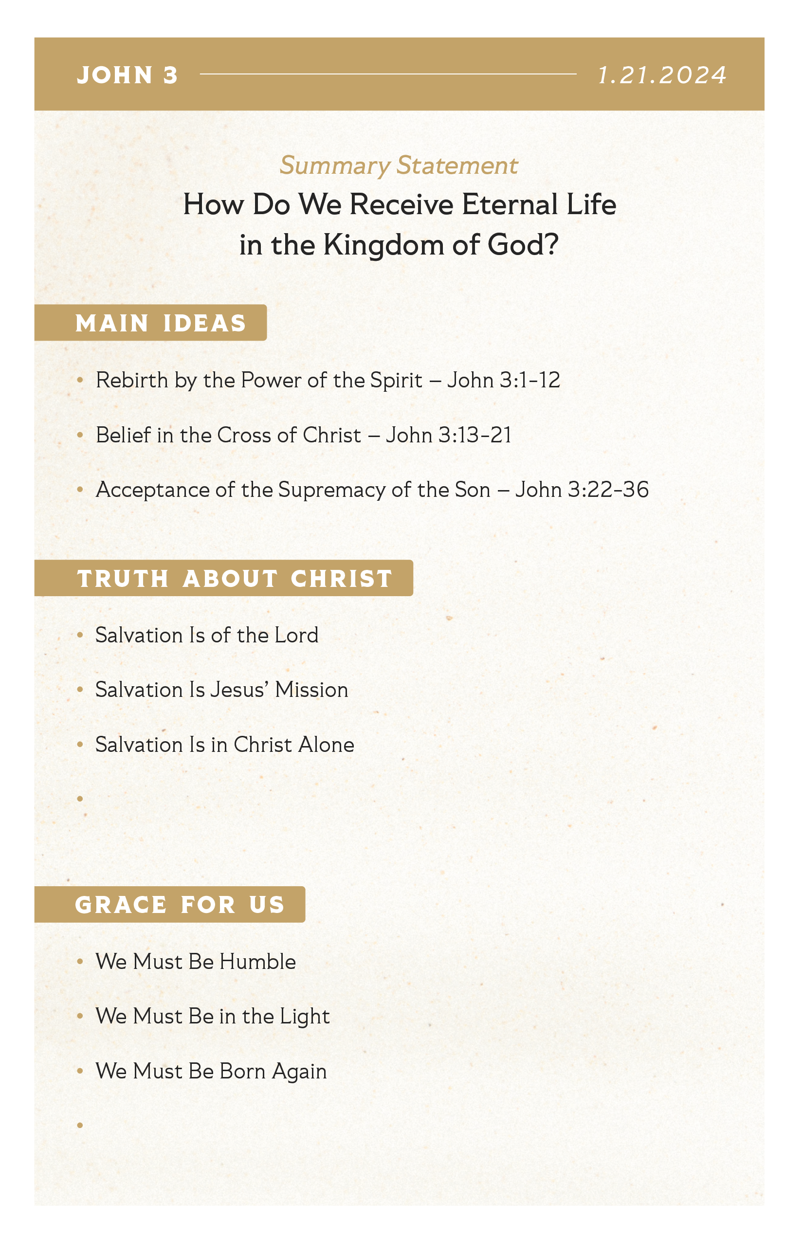 Sermon Supplement - John 3 - Website