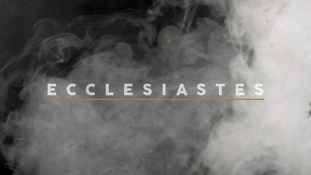 Ecclesiastes banner
