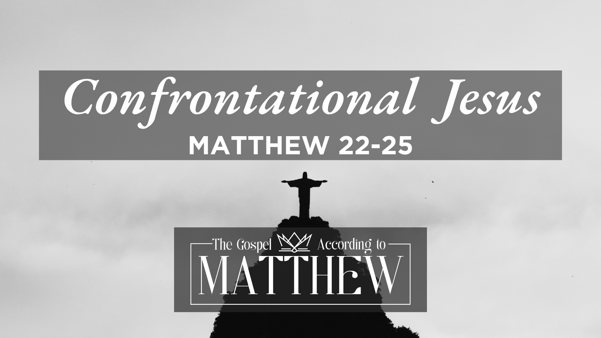 Confrontational Jesus banner