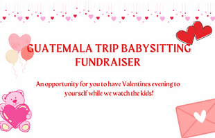 Guatemala Trip Babysitting Fundraiser! (310 × 200 px) image