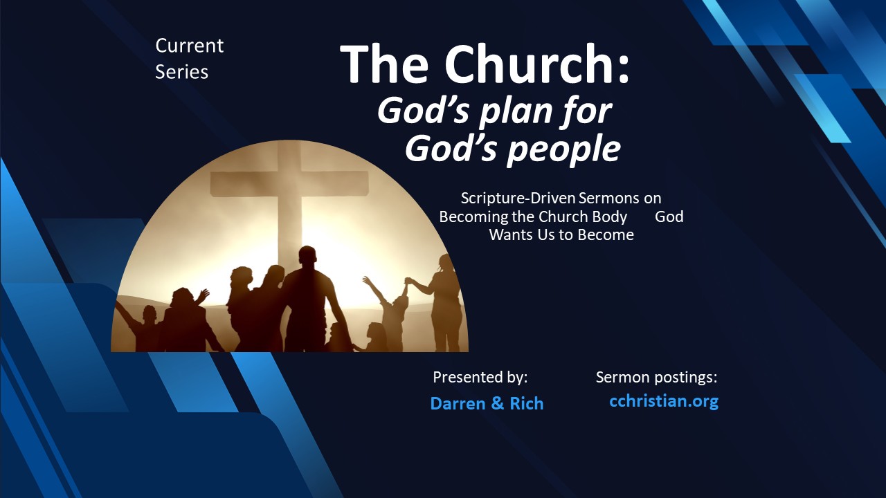 The Church: God's Plan for God's People! banner