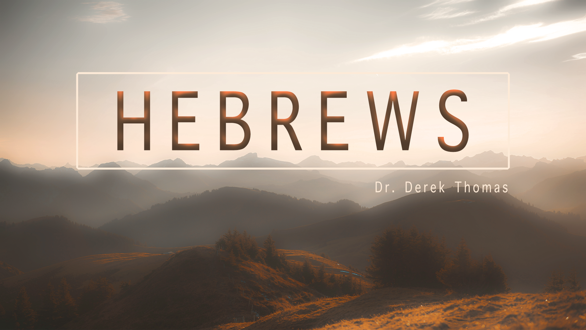 Hebrews: The Work of Our Priest banner
