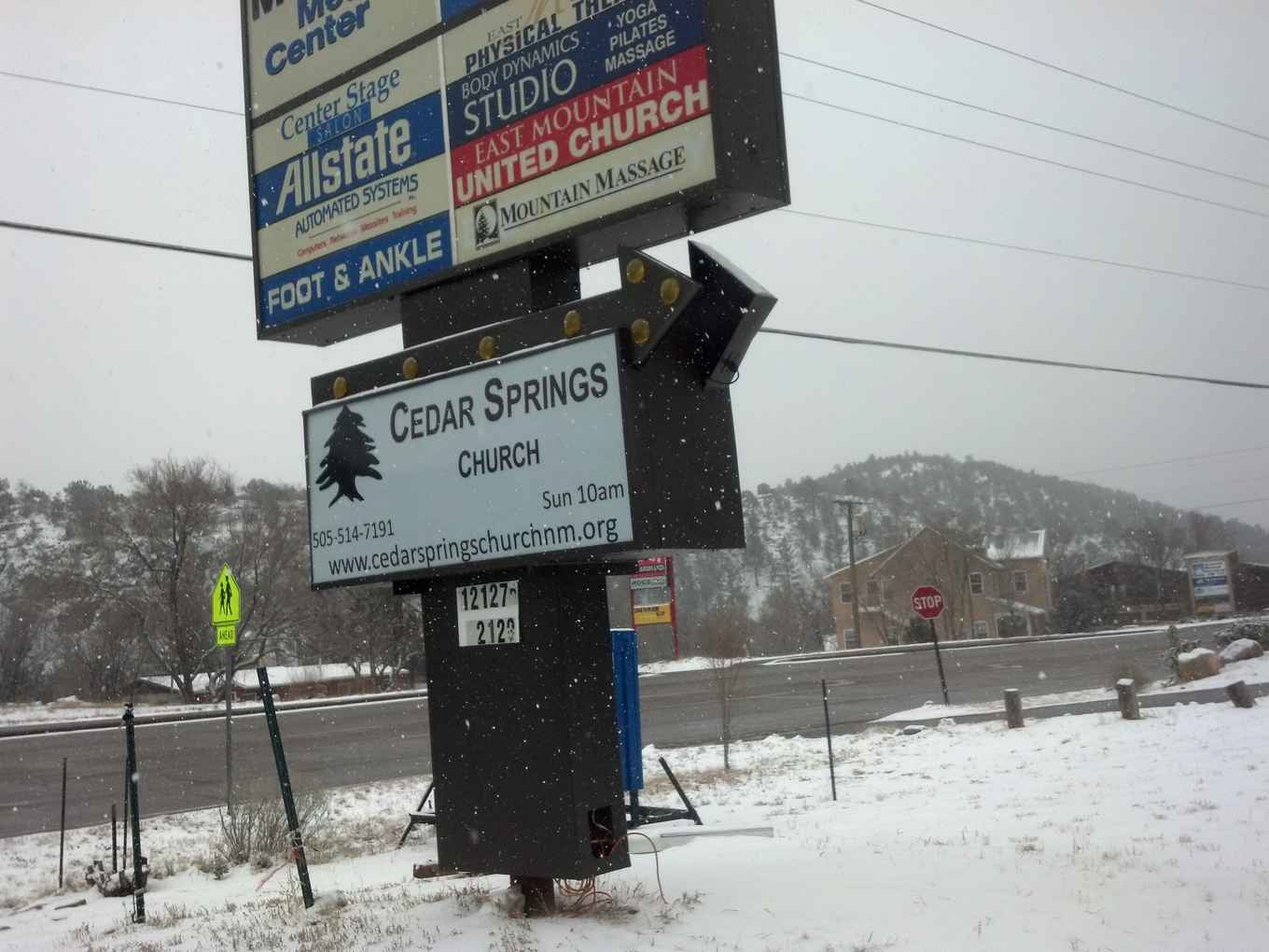 Sign on Hiway
