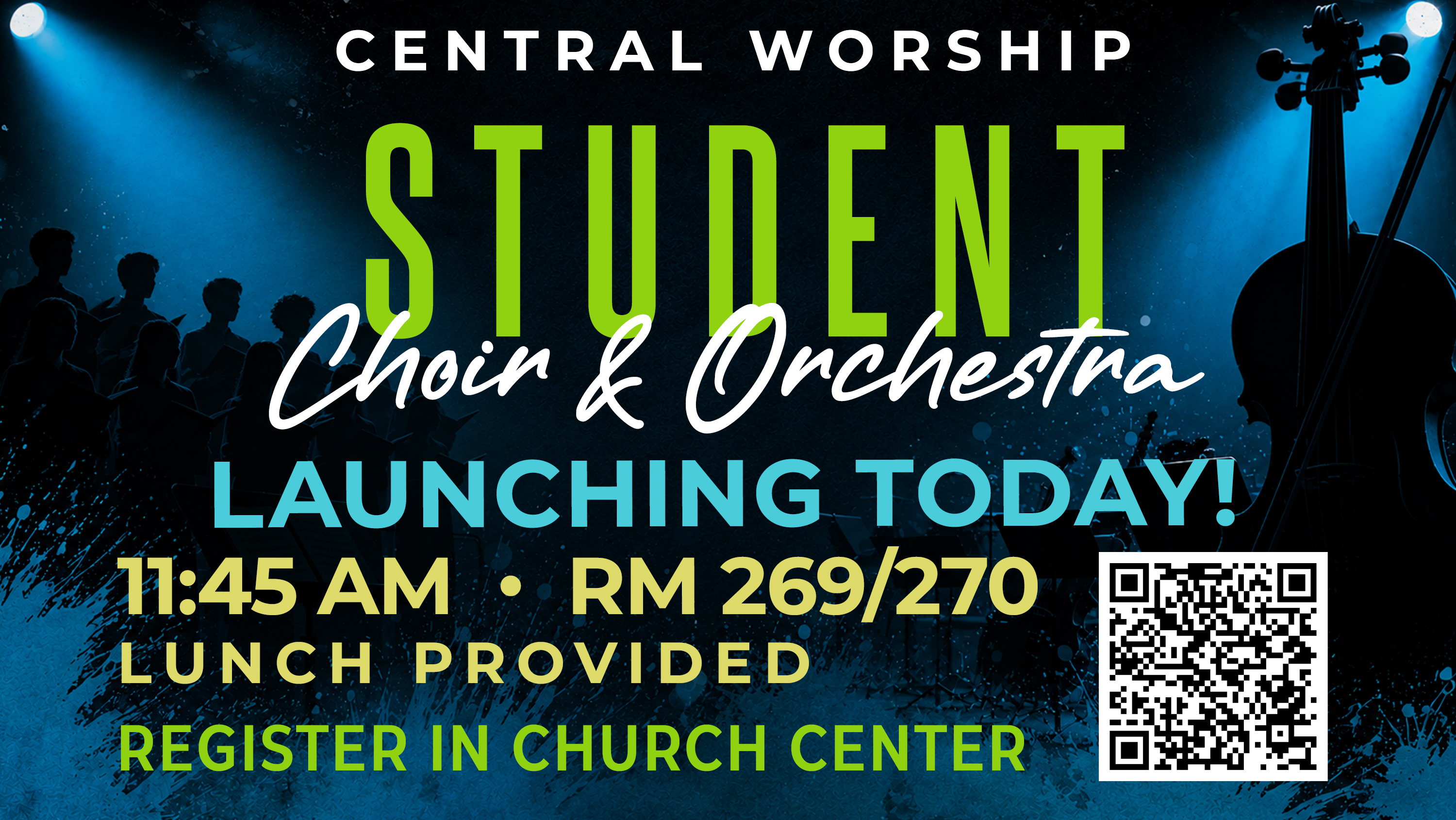 2.4  Student Choir & Orchestra LAUNCH_ TODAY