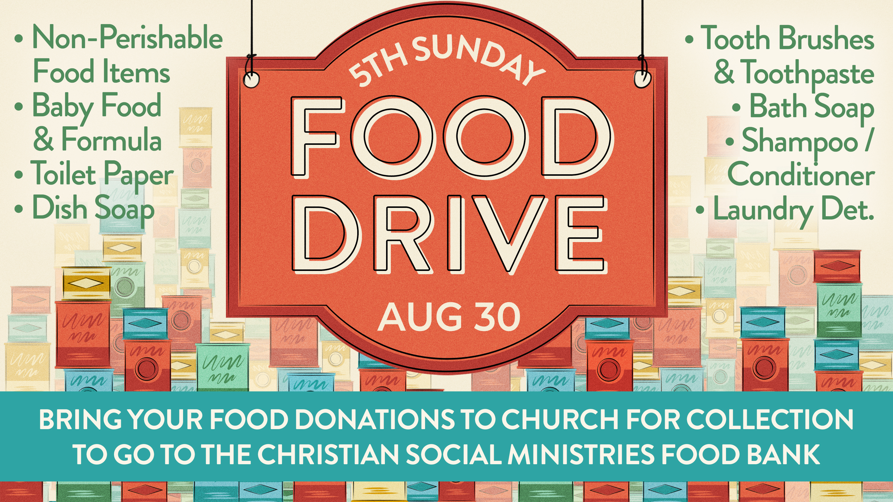 2.6  5th Sunday Food Drive