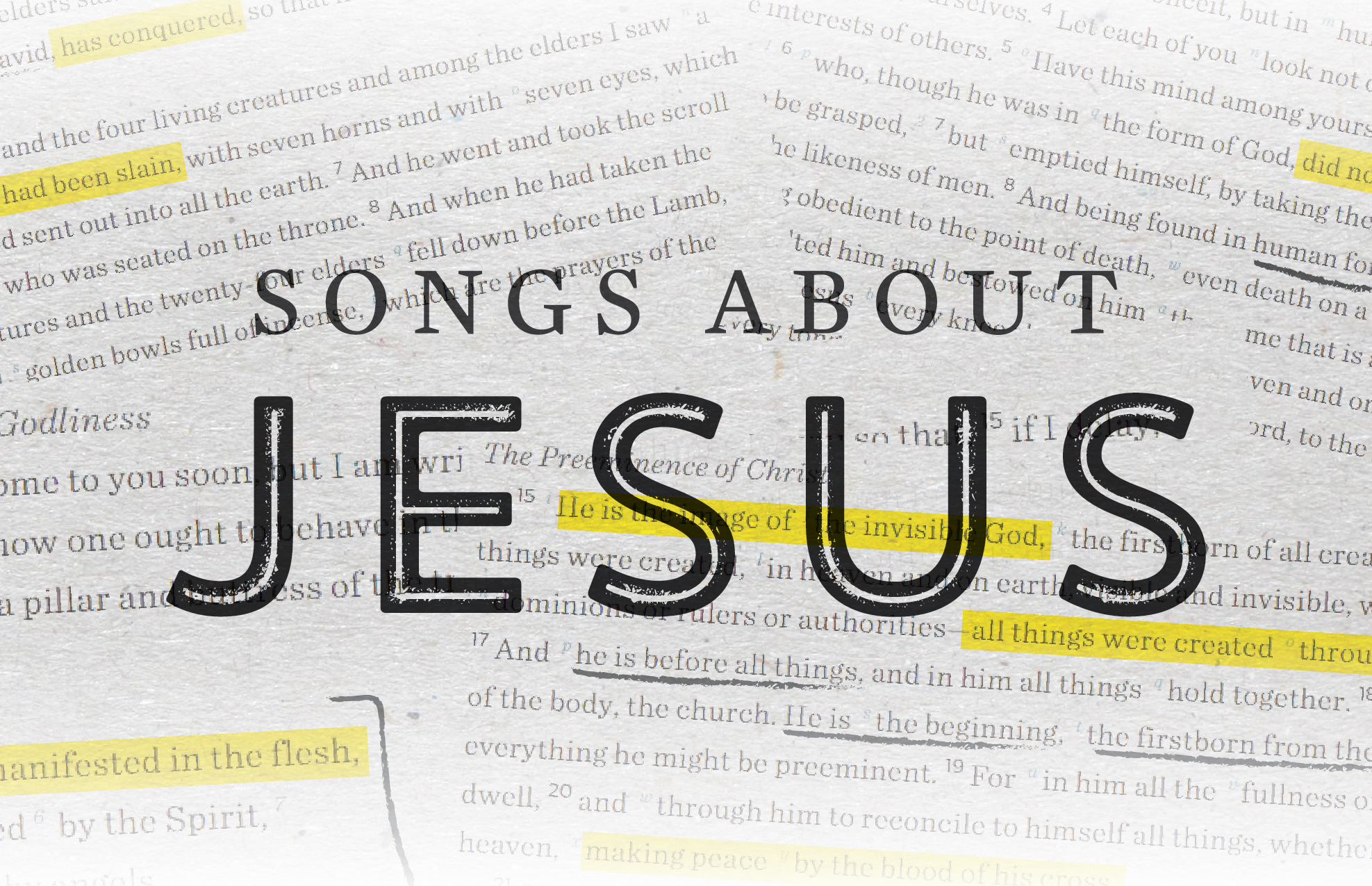 Songs about Jesus Thumbnail