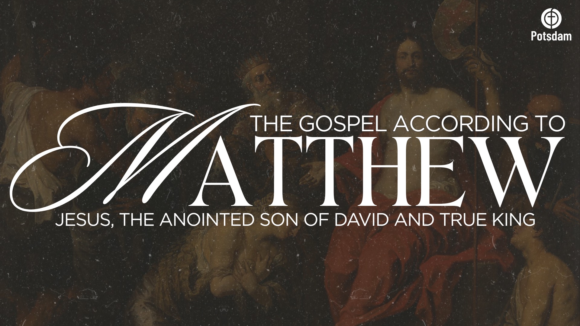 The Gospel According to Matthew: Jesus, the Anointed Son of David and True King series image