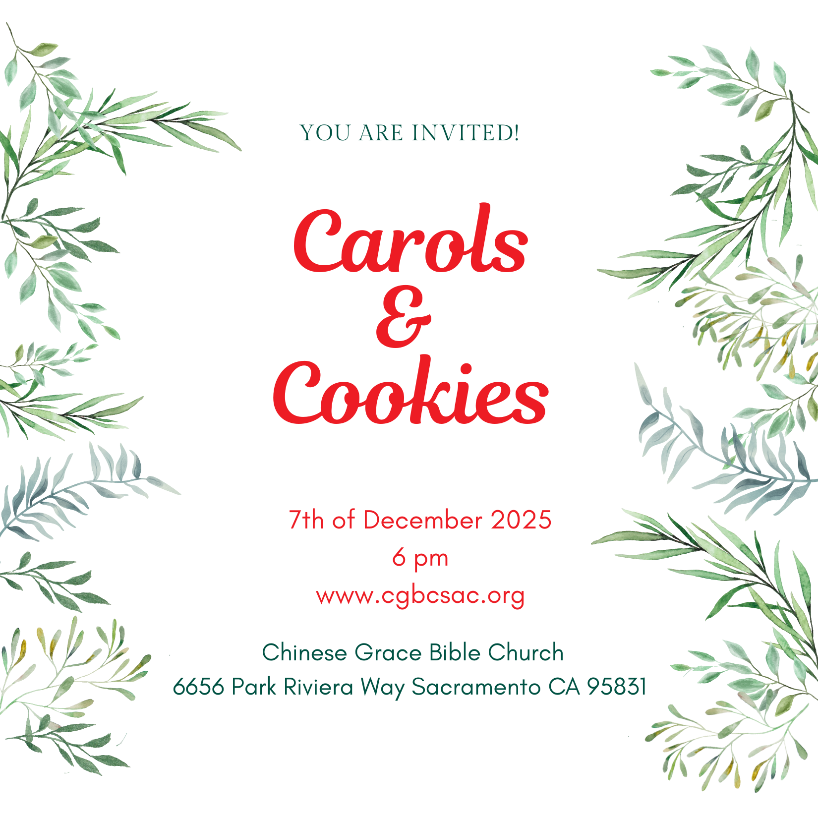 cookies &Carols (5.3 x 4 in) (5.5 x 5.5 in) (1)