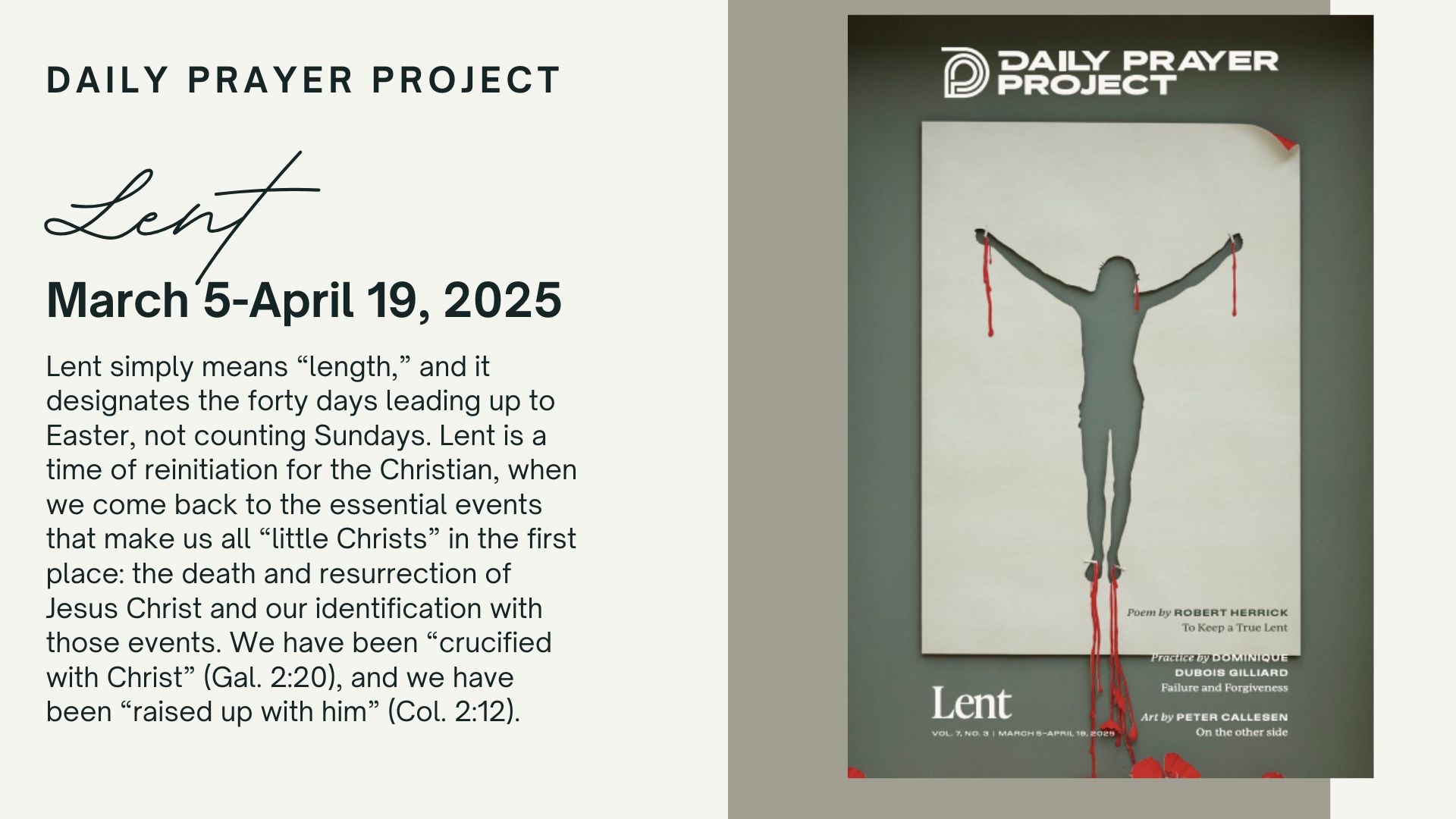 Lent 2025 March 4-