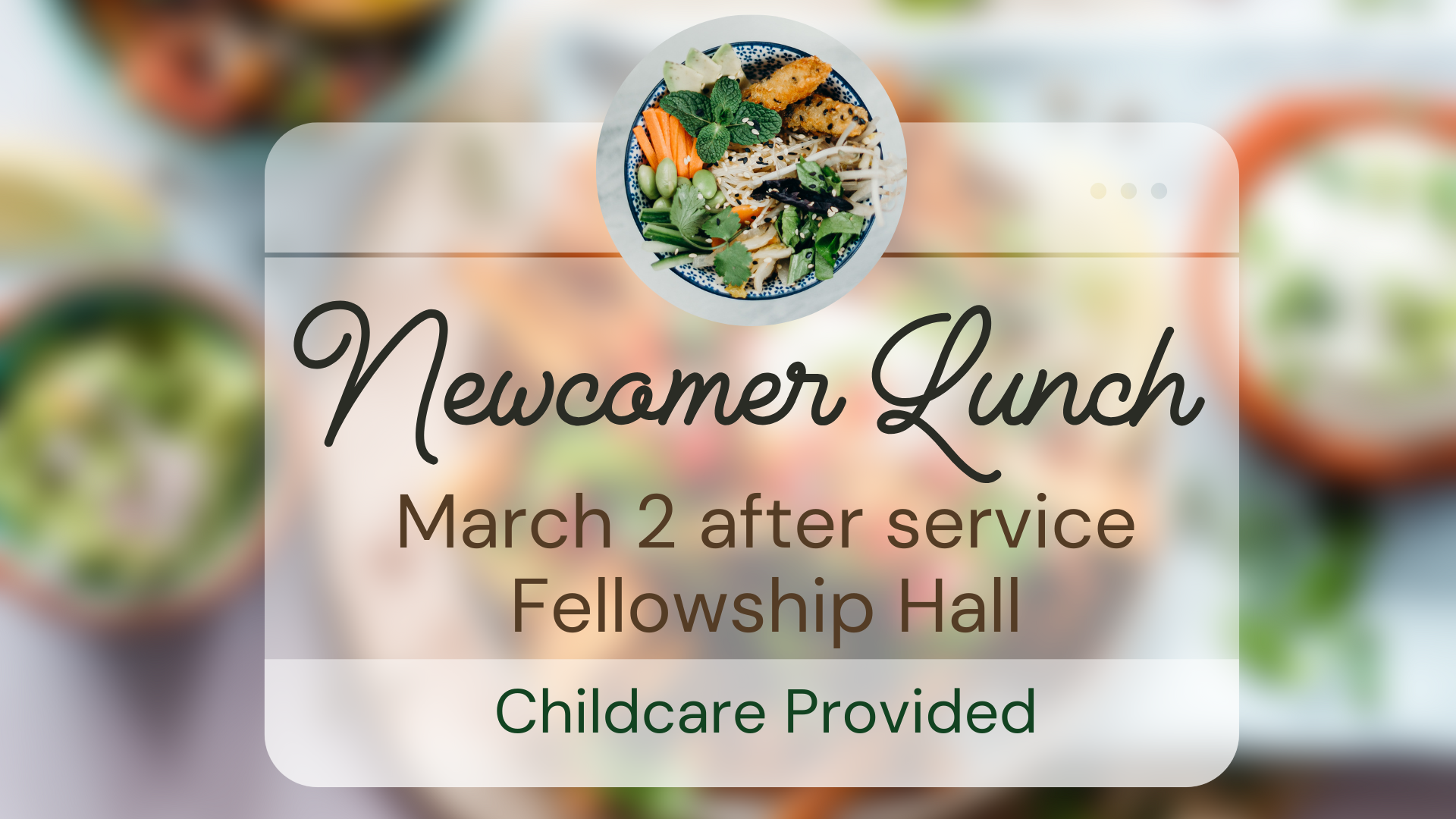 3.2.25 Newcomer Lunch image