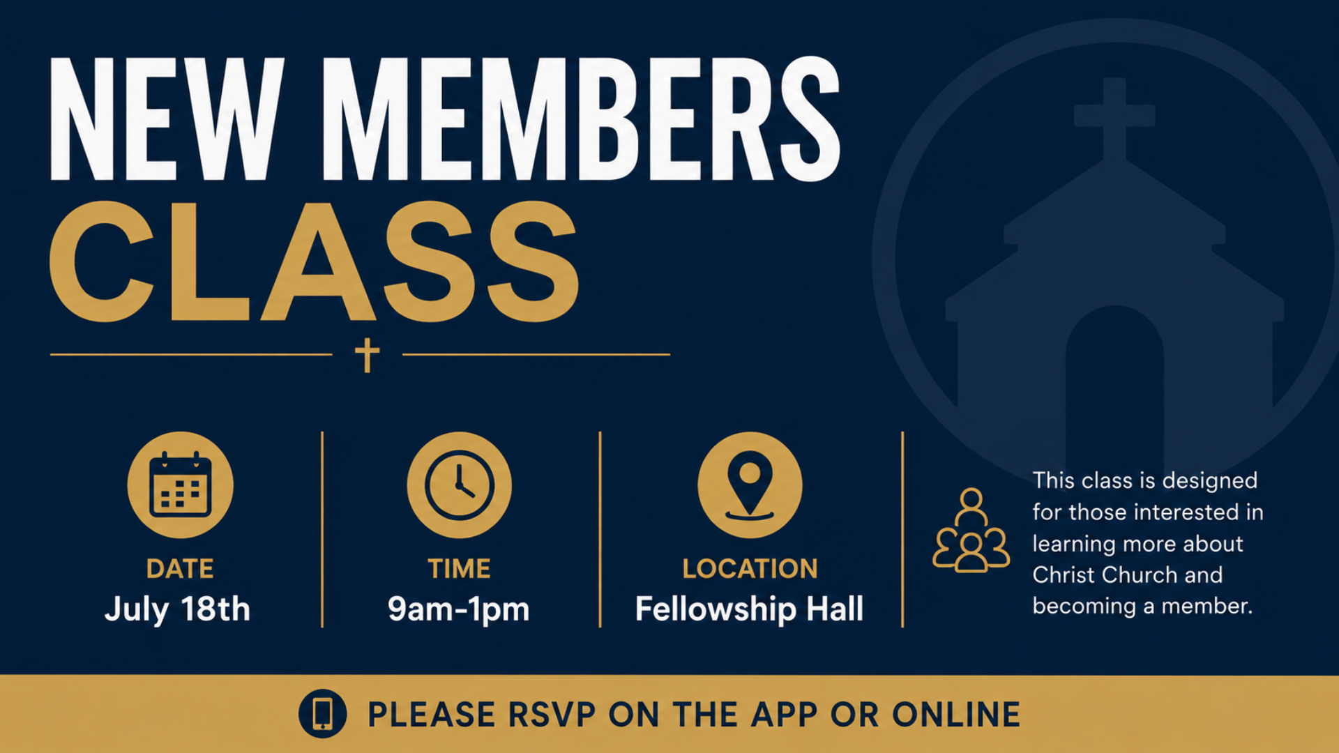 7.18.26 New Members Class