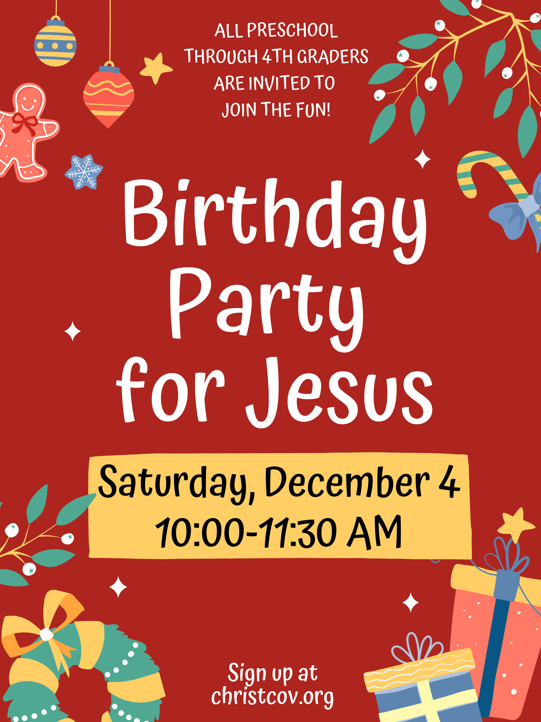 Birthday Party for Jesus 1