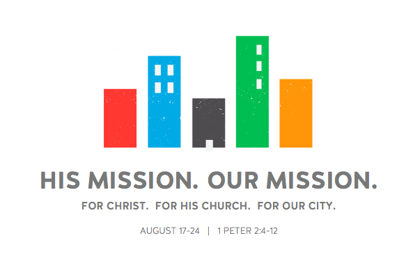 His Mission. Our Mission. banner
