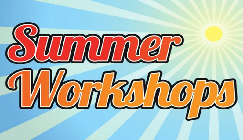 Summer workshops graphic image