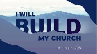 I will build my church banner