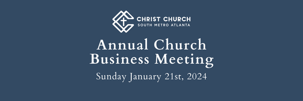 Annual Church Business Meeting 2024 image